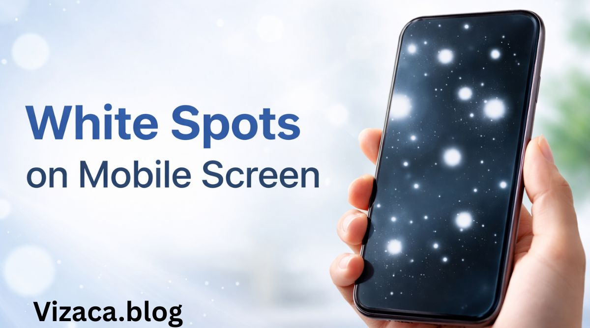 White Spots on Mobile Screen.